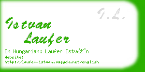 istvan laufer business card